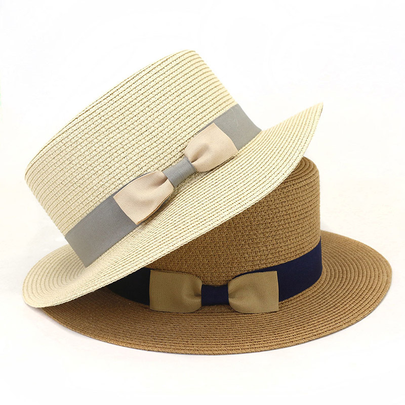 Kohandatud logoga Straw Boater Müts