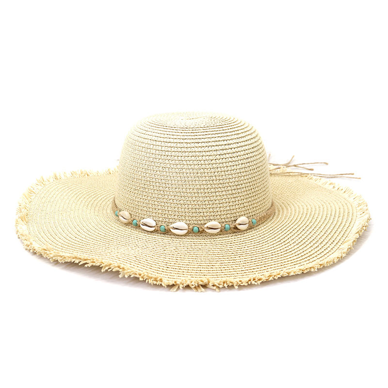 Stiilne Shell Band Beach Lady Floppy Sombrero